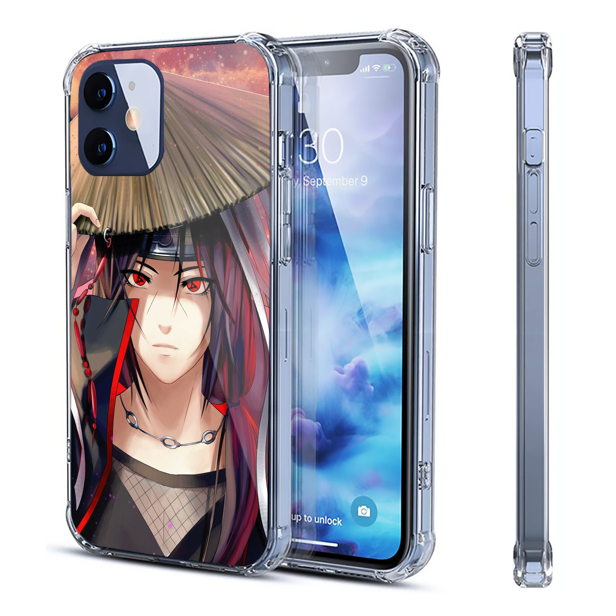 （画像用） NARUTO -ナルト- NARUTO -ナルト- 疾風伝 【iPhone 12シリーズ対応】透明スマホケース（クリアソフトケース）